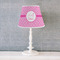 Square Weave Poly Film Empire Lampshade - Lifestyle
