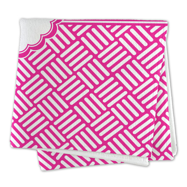 Square Weave Microfiber Dish Rag - FOLDED (square)