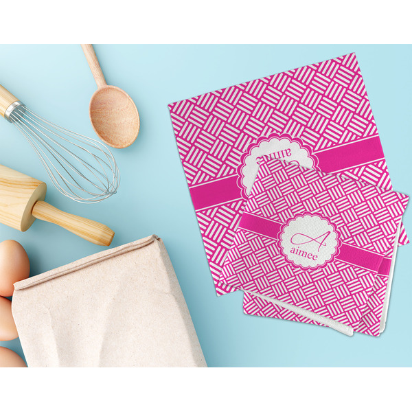 Square Weave Microfiber Dish Rag - LIFESTYLE