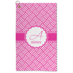 Square Weave Microfiber Golf Towel - Large (Personalized)