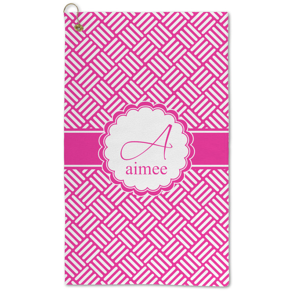 Custom Square Weave Microfiber Golf Towel (Personalized)