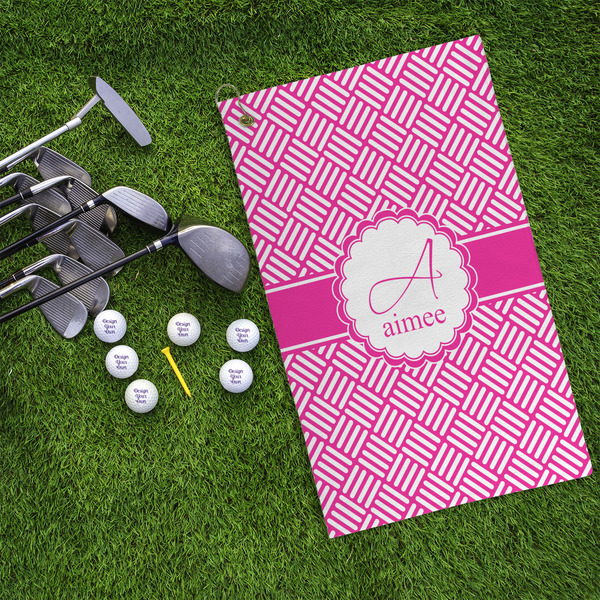 Square Weave Microfiber Golf Towels - LIFESTYLE
