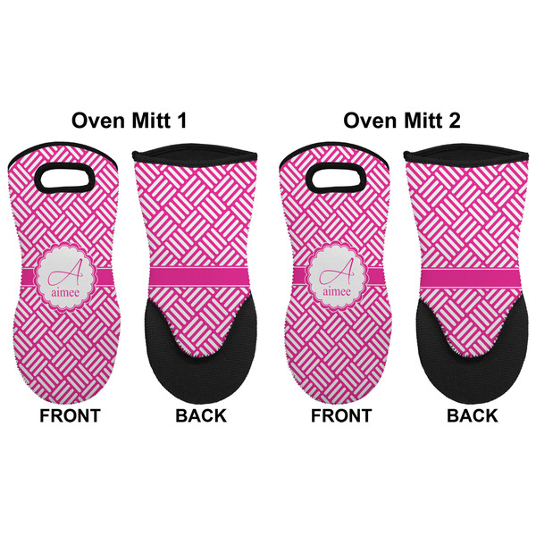 Square Weave Neoprene Oven Mitt - Set of 2 - Approval