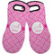 Square Weave Neoprene Oven Mitts - Set of 2 w/ Name and Initial