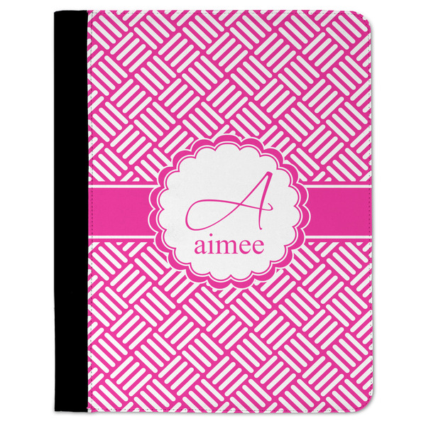 Custom Square Weave Padfolio Clipboard - Large (Personalized)