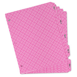 Square Weave Binder Tab Divider - Set of 5 (Personalized)
