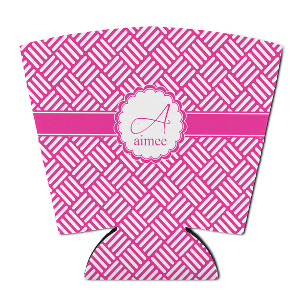 Custom Square Weave Party Cup Sleeve - with Bottom (Personalized)