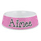 Square Weave Plastic Dog Bowl - Large (Personalized)