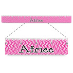 Square Weave Plastic Ruler - 12" (Personalized)
