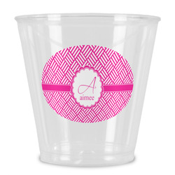 Square Weave Plastic Shot Glass (Personalized)