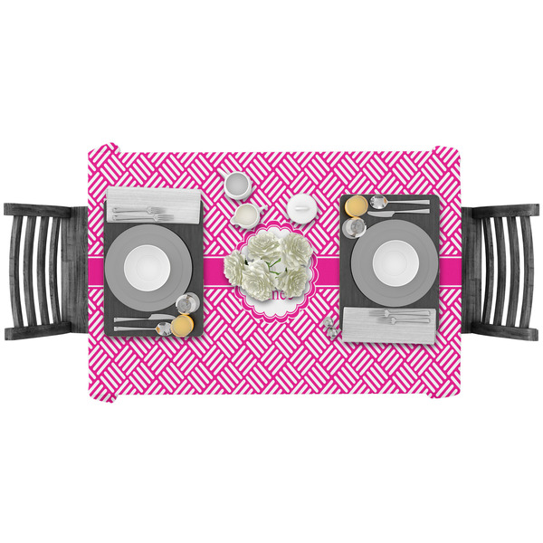 Square Weave Rectangular Tablecloths - LIFESTYLE