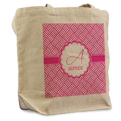 Square Weave Reusable Cotton Grocery Bag (Personalized)