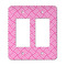 Square Weave Rocker Light Switch Covers - Double - MAIN