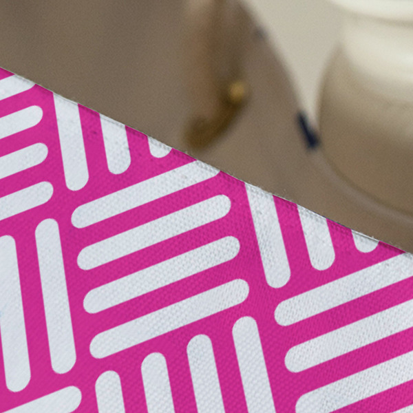 Square Weave Large Rope Tote - Close Up View