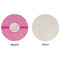 Square Weave Round Linen Placemats - APPROVAL (single sided)