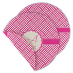 Square Weave Round Linen Placemat - Double Sided - Set of 4 (Personalized)