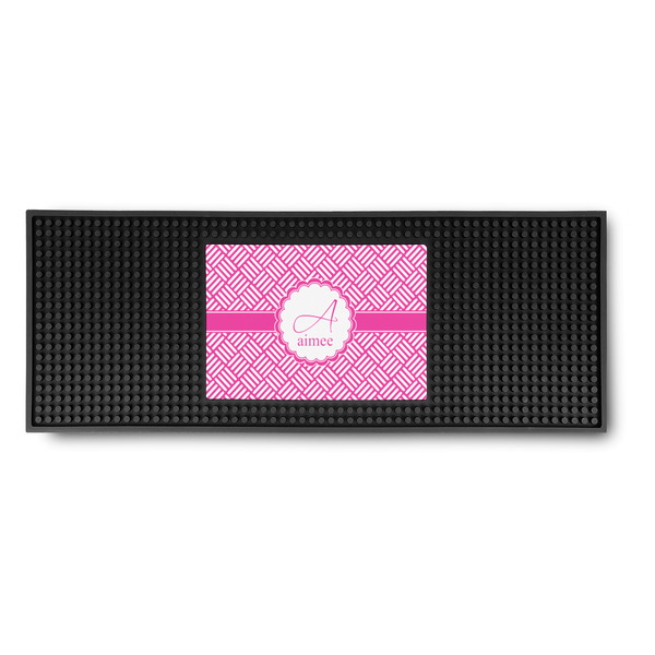 Custom Square Weave Rubber Bar Mat (Personalized)