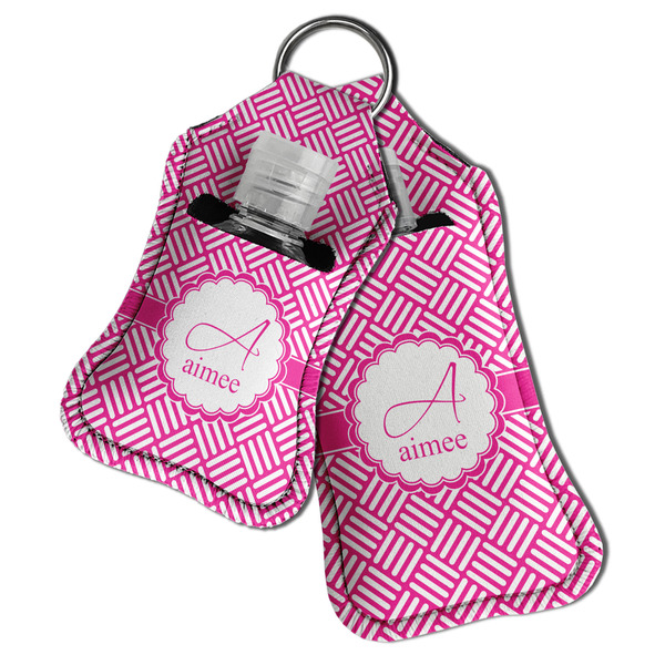 Square Weave Sanitizer Holder Keychain - Both in Case (PARENT)