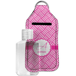 Square Weave Hand Sanitizer & Keychain Holder - Large (Personalized)