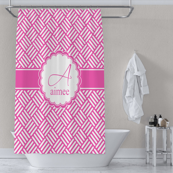 Square Weave Shower Curtain Lifestyle