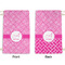 Square Weave Small Laundry Bag - Front & Back View
