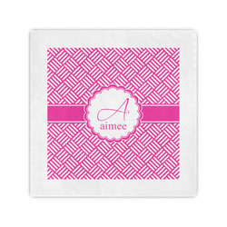 Square Weave Cocktail Napkins (Personalized)