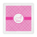Square Weave Decorative Paper Napkins (Personalized)