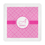 Square Weave Standard Decorative Napkins (Personalized)