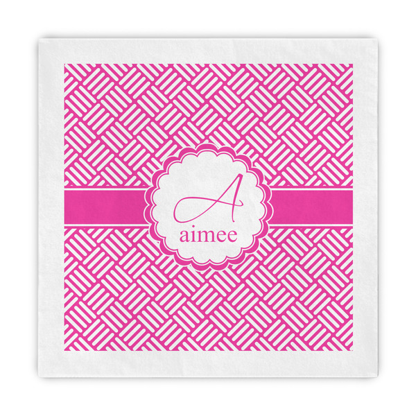 Custom Square Weave Standard Decorative Napkins (Personalized)