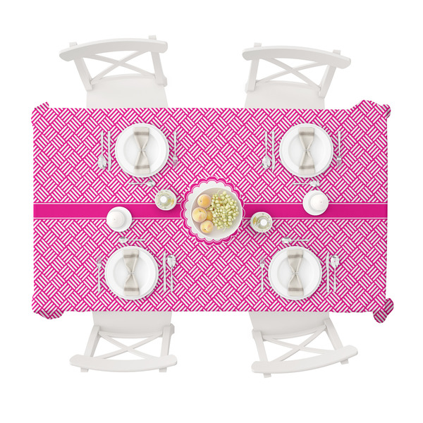 Square Weave Tablecloths (58"x102") - TOP VIEW