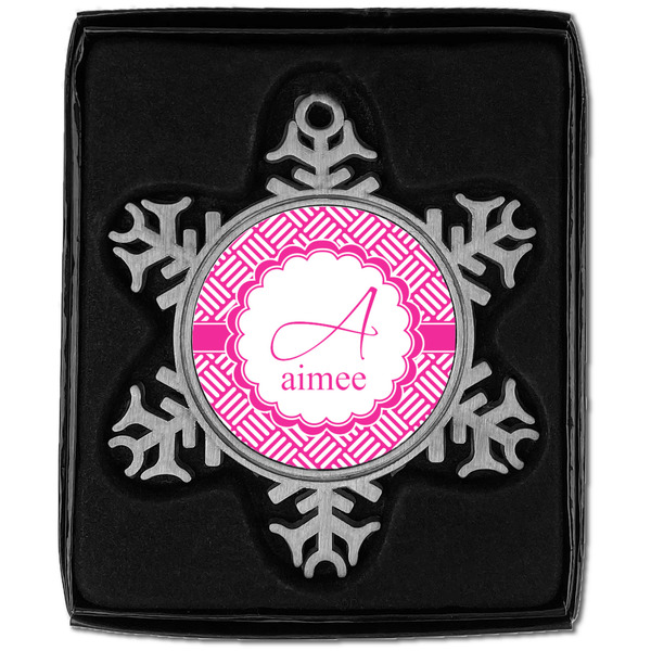 Square Weave Vintage Snowflake - In box