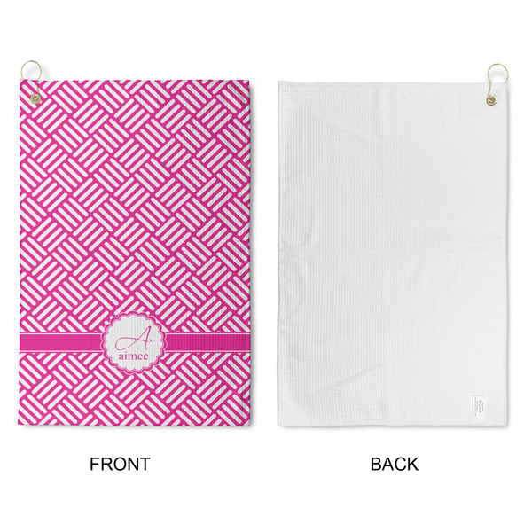Square Weave Waffle Weave Golf Towel - Approval