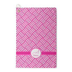 Square Weave Waffle Weave Golf Towel (Personalized)