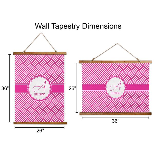 Square Weave Wall Hanging Tapestries - Parent/Sizing