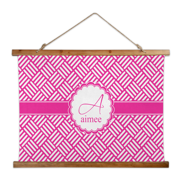 Custom Square Weave Wall Hanging Tapestry - Wide (Personalized)
