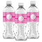 Square Weave Water Bottle Labels - Front View