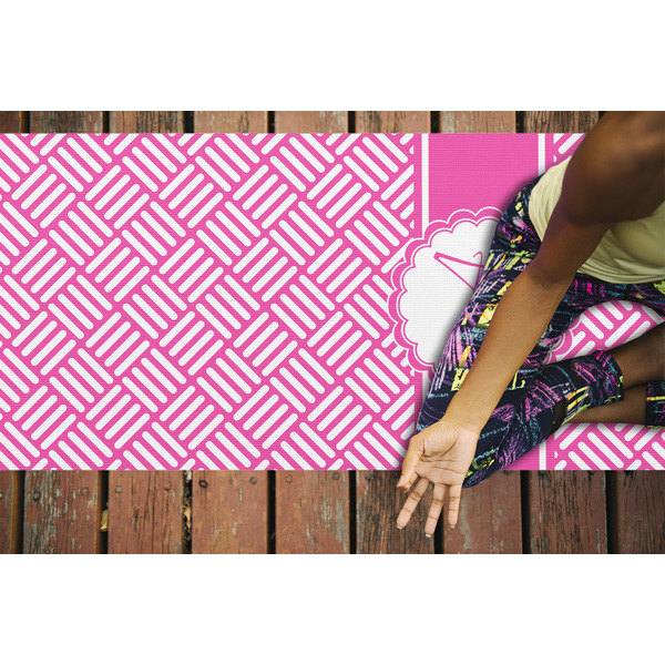 Square Weave Yoga Mats - LIFESTYLE