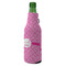 Square Weave Zipper Bottle Cooler - ANGLE (bottle)