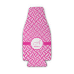 Square Weave Zipper Bottle Cooler (Personalized)
