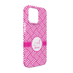 Square Weave iPhone Case - Plastic - iPhone 13 Pro (Personalized)