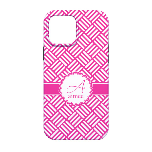 Square Weave iPhone 13 Tough Case - Back
