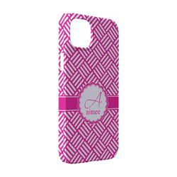 Square Weave iPhone Case - Plastic - iPhone 14 (Personalized)