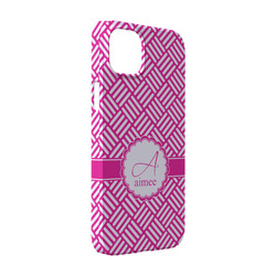 Square Weave iPhone Case - Plastic - iPhone 14 Pro (Personalized)