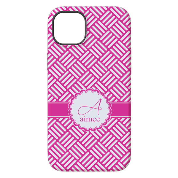 Square Weave iPhone 14 Pro Max Tough Case - Back
