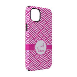 Square Weave iPhone Case - Rubber Lined - iPhone 14 Pro (Personalized)