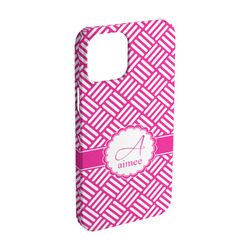 Square Weave iPhone Case - Plastic - iPhone 15 (Personalized)