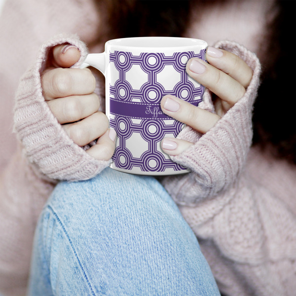 Connected Circles 11oz Coffee Mug - LIFESTYLE