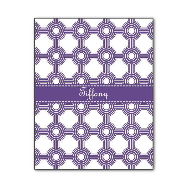 Custom Connected Circles Wood Print - 11x14 (Personalized)