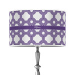 Connected Circles 12" Drum Lamp Shade - Poly-film (Personalized)