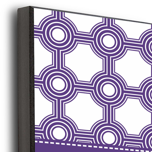 Connected Circles 12x12 Wood Print - Closeup